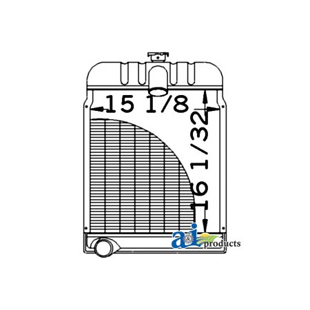 A & I Products Radiator 27" x20" x13" A-356356R94